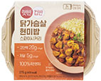 CJ 햇반컵반 닭가슴살 현미밥 스파이시커리 275g