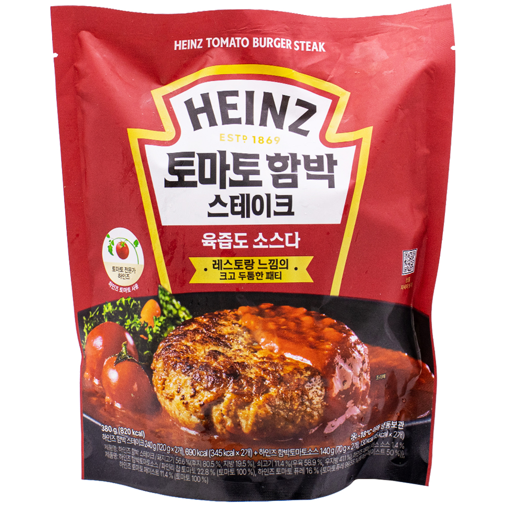 하인즈 토마토 함박 스테이크 380g