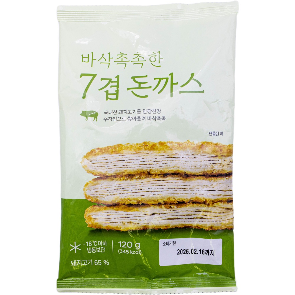 프레시지 바삭 촉촉한 7겹 돈까스 120g