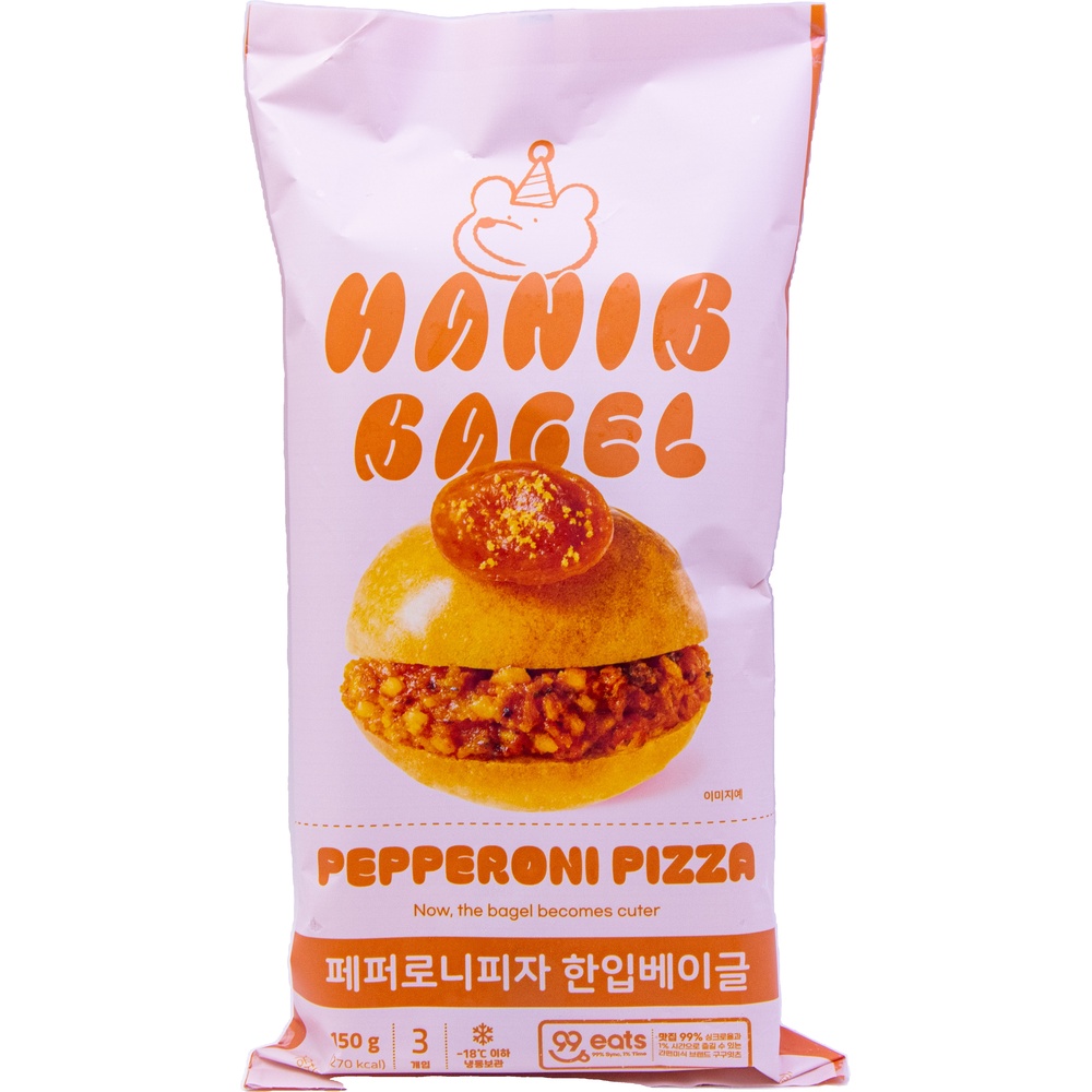 잇웨이브 구구잇츠 한입베이글 페퍼로니피자 150g