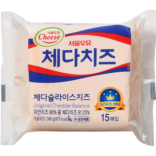 서울우유 체다슬라이스치즈 300g