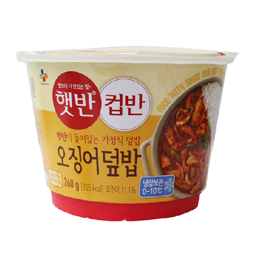 CJ 햇반 컵반 오징어덮밥 290g
