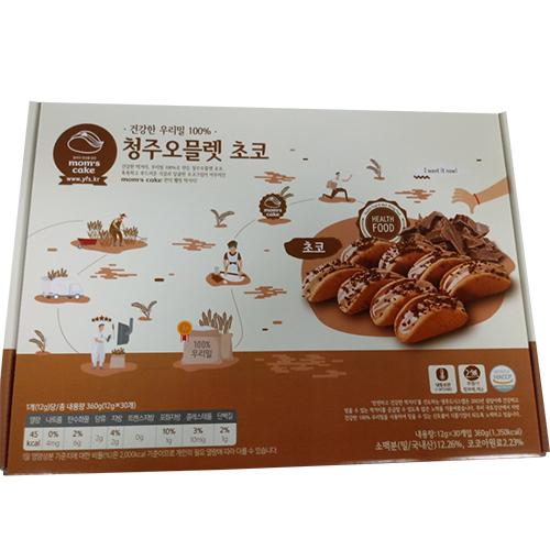 맘스케익 청주 우리밀오믈렛 초코 360g