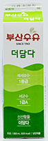 부산우유 더담다 900ml