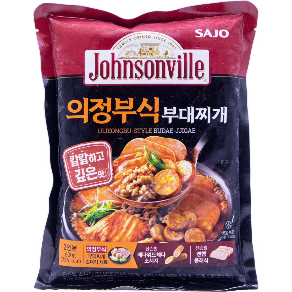 사조 쟌슨빌 의정부식 부대찌개 600g
