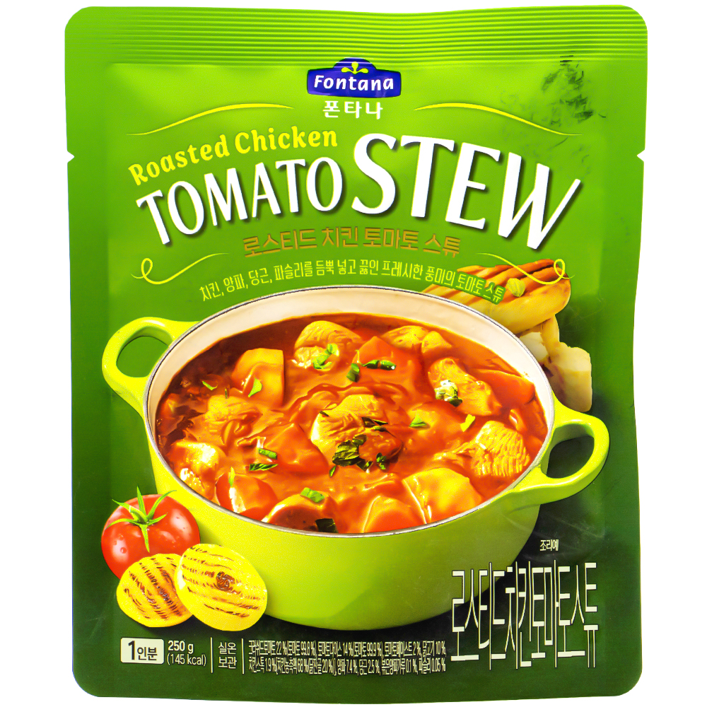 샘표 폰타나 로스티드 치킨 토마토 스튜 250g
