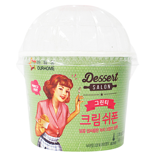 아워홈 디저트살롱 그린티 크림쉬폰 70g