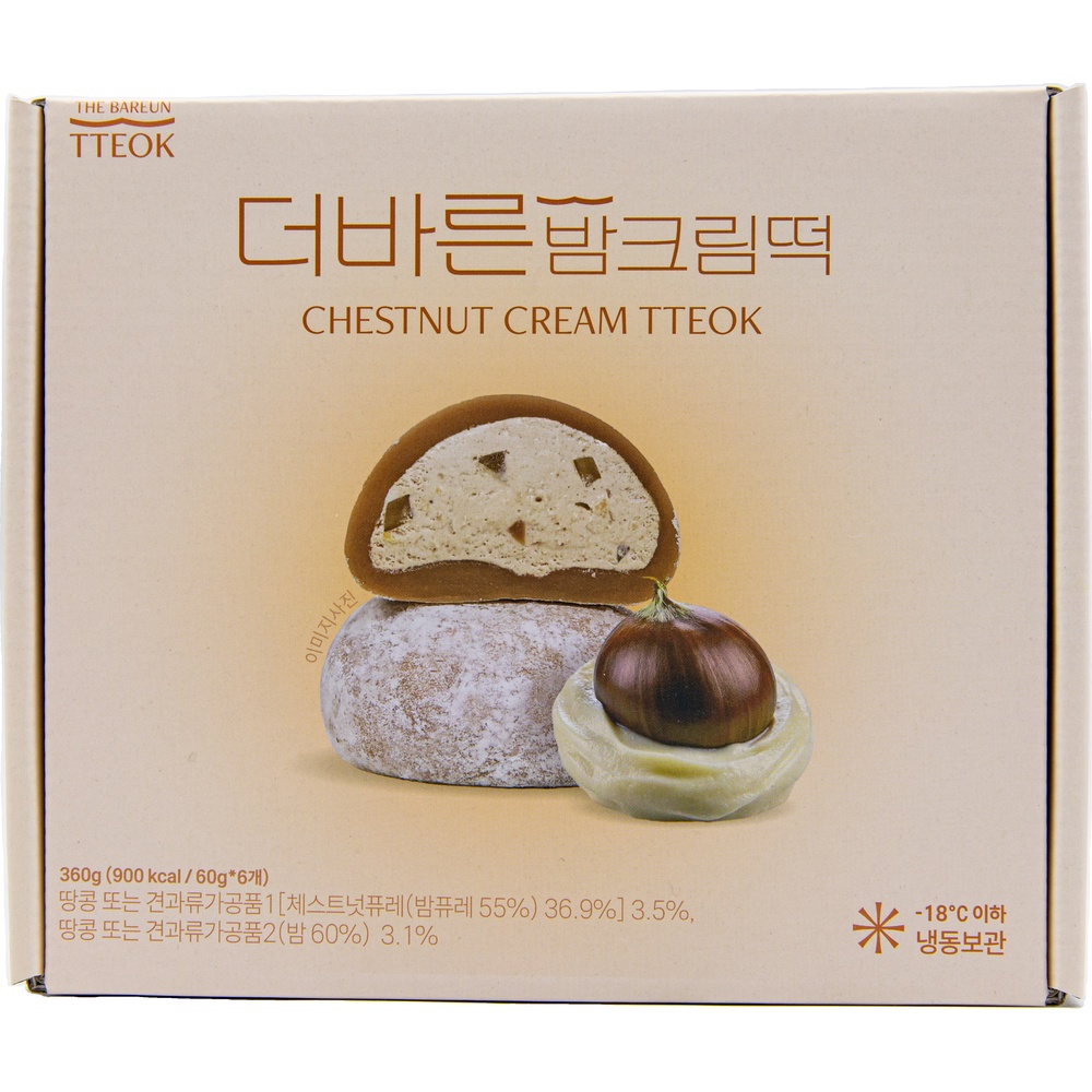 더바른떡 더바른 밤크림떡 60g