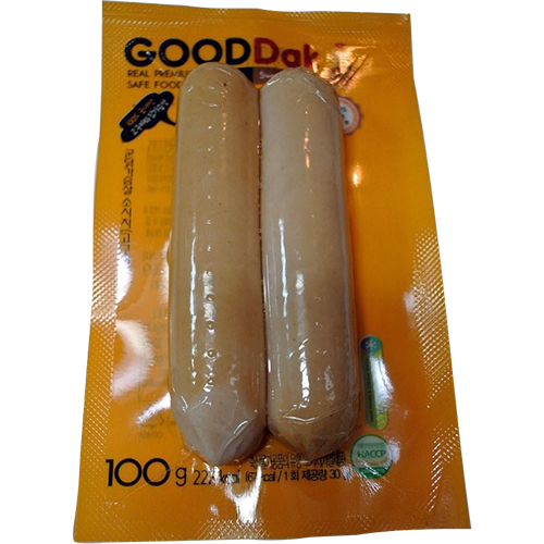굳닭 고구마 닭가슴살 소시지 100g