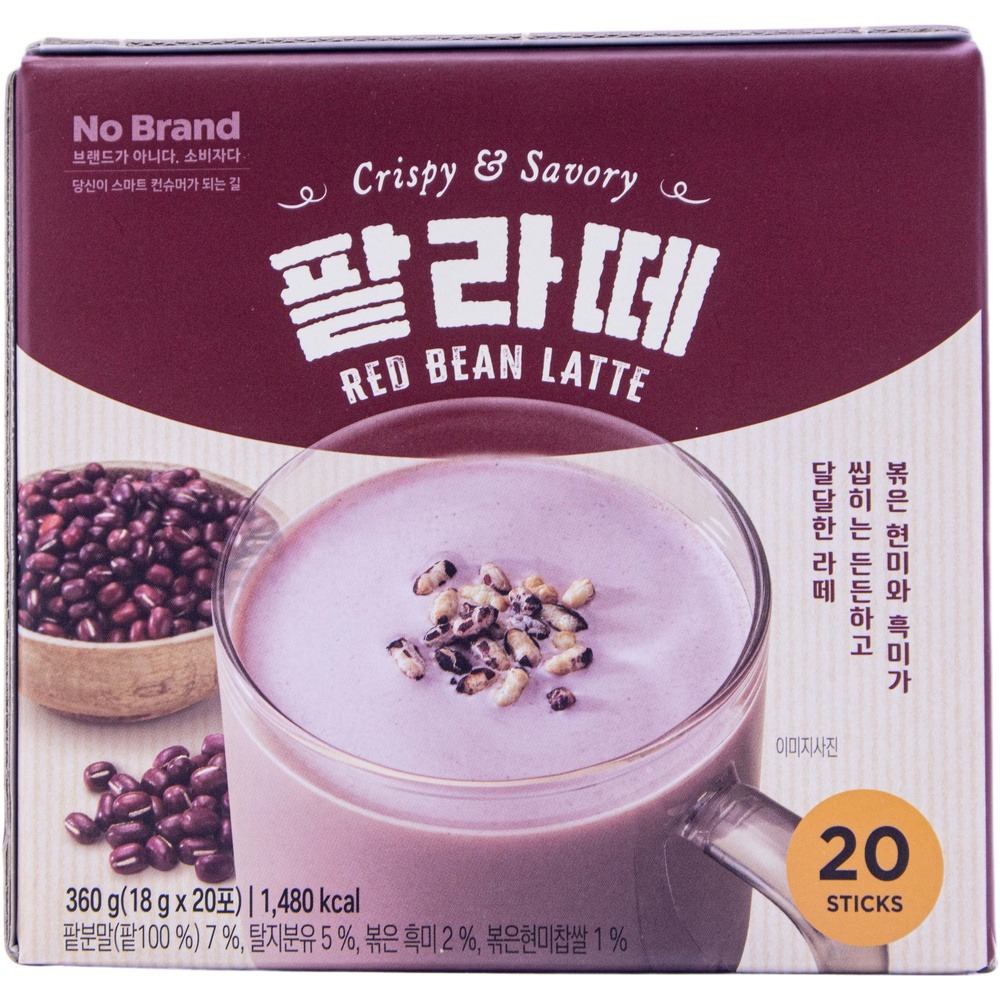 노브랜드 팥라떼 18g