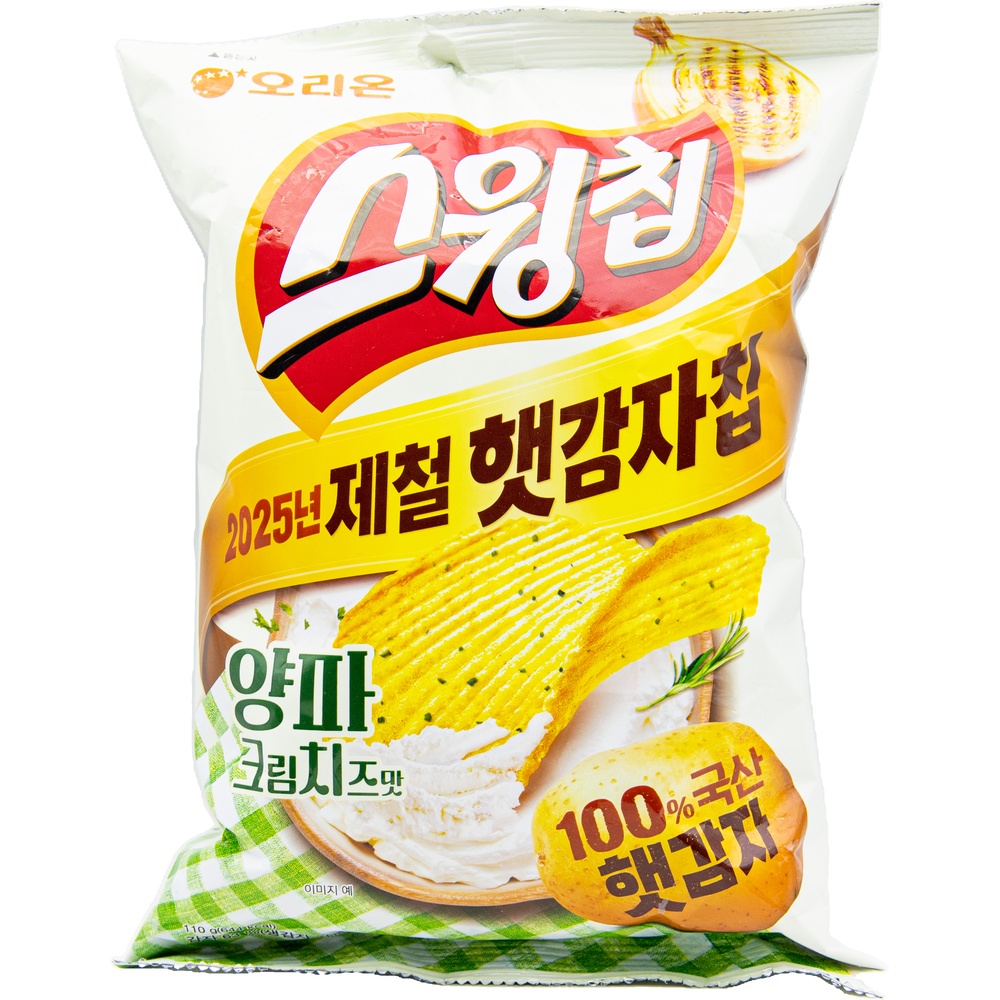 오리온 스윙칩 양파크림치즈맛 110g