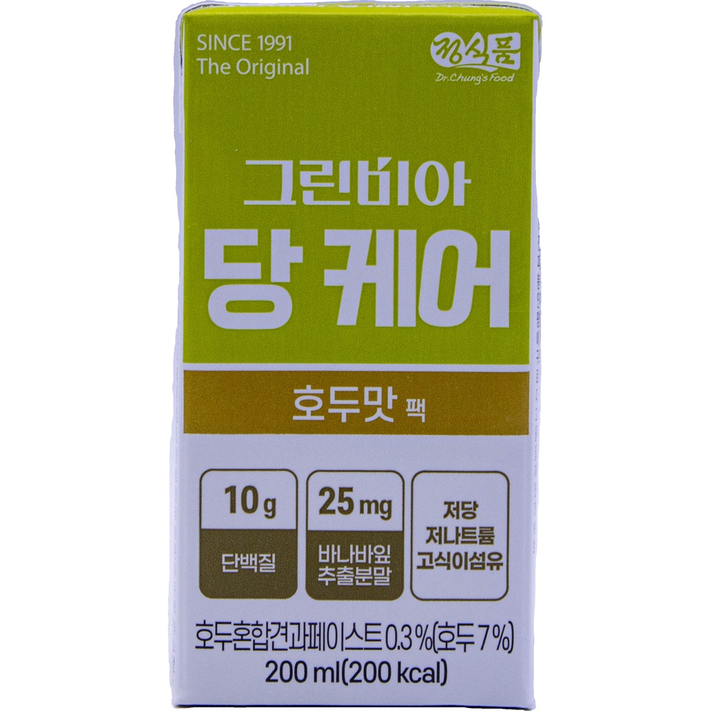 정식품 그린비아 당케어 호두맛 200mL