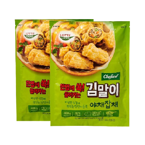 롯데푸드 김말이 야채잡채 400g