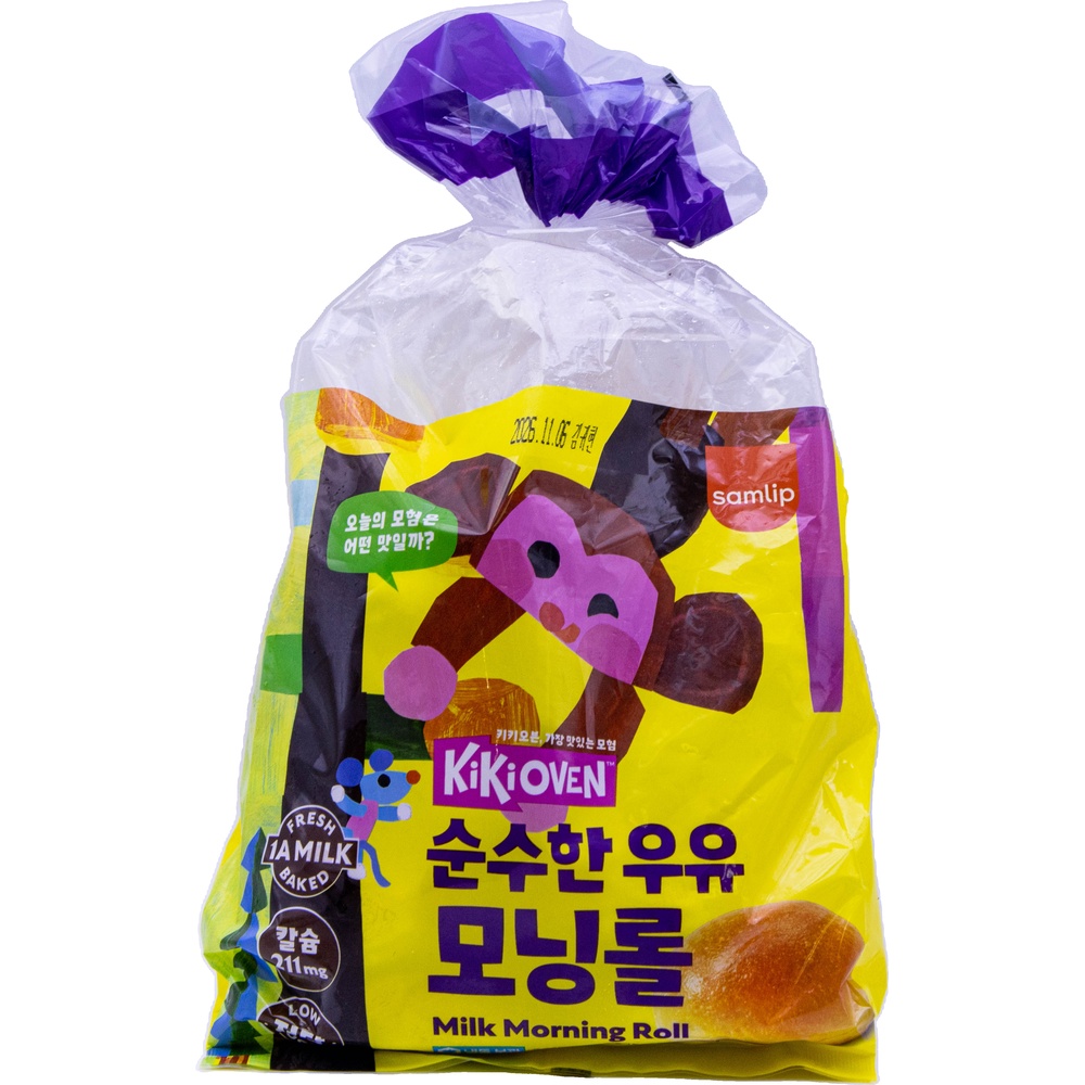삼립 키키오븐 순수한 우유 모닝롤 270g