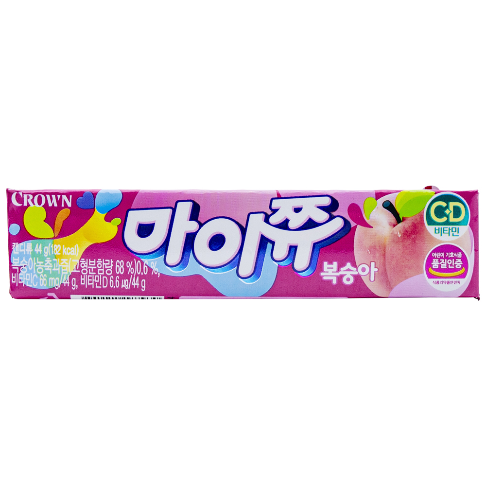 크라운 마이쮸 복숭아 4.4g
