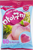 오리온 복숭아과즙 그대로 마이구미 79g