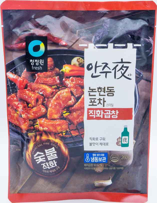 청정원 안주야 논현동 포차스타일 직화곱창 260g