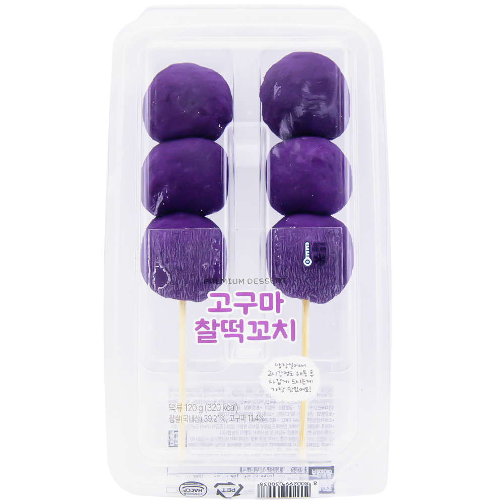유라가 고구마 찰떡꼬치 120g