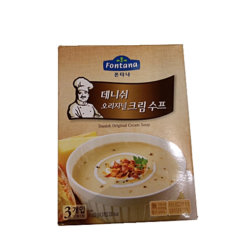 샘표식품 폰타나 데니쉬 오리지널 크림 수프 90g