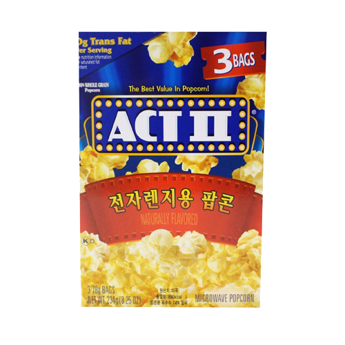 액트투 전자렌지용 팝콘 234g
