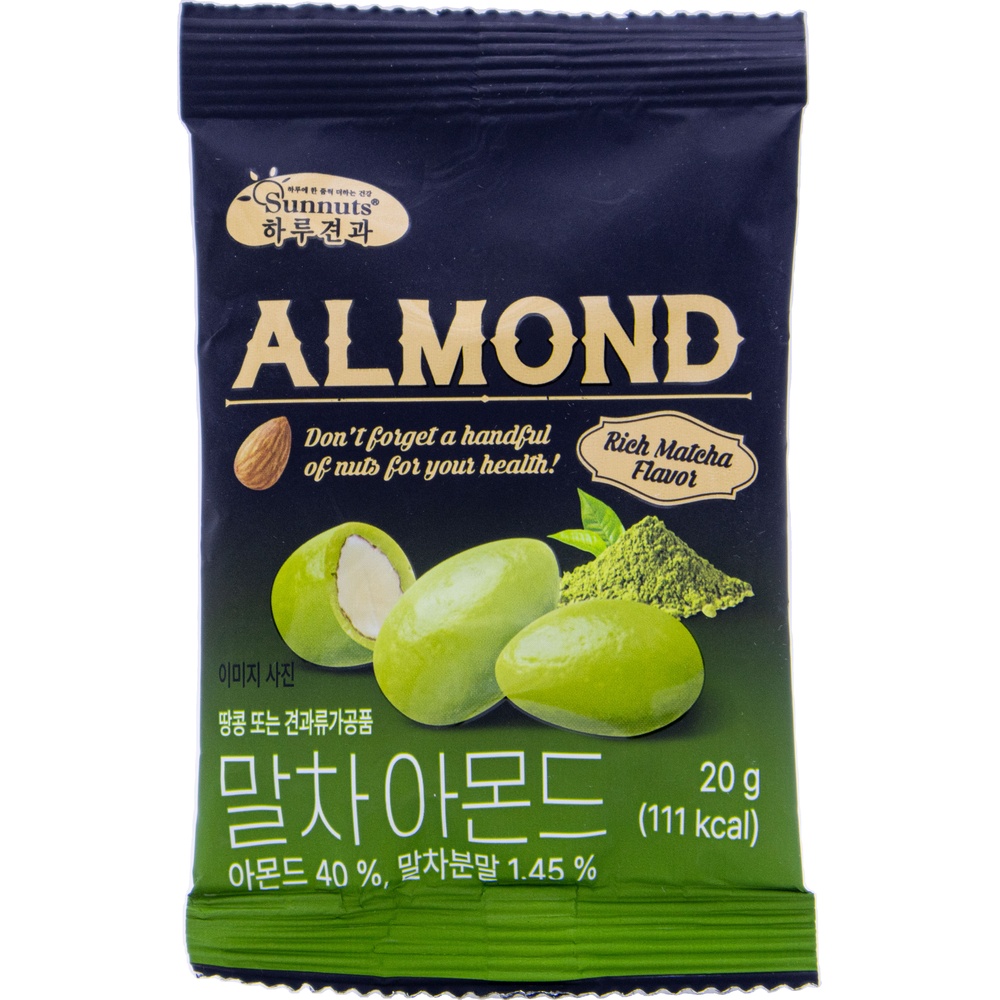 선명농수산 썬넛트 하루견과 말차아몬드 20g