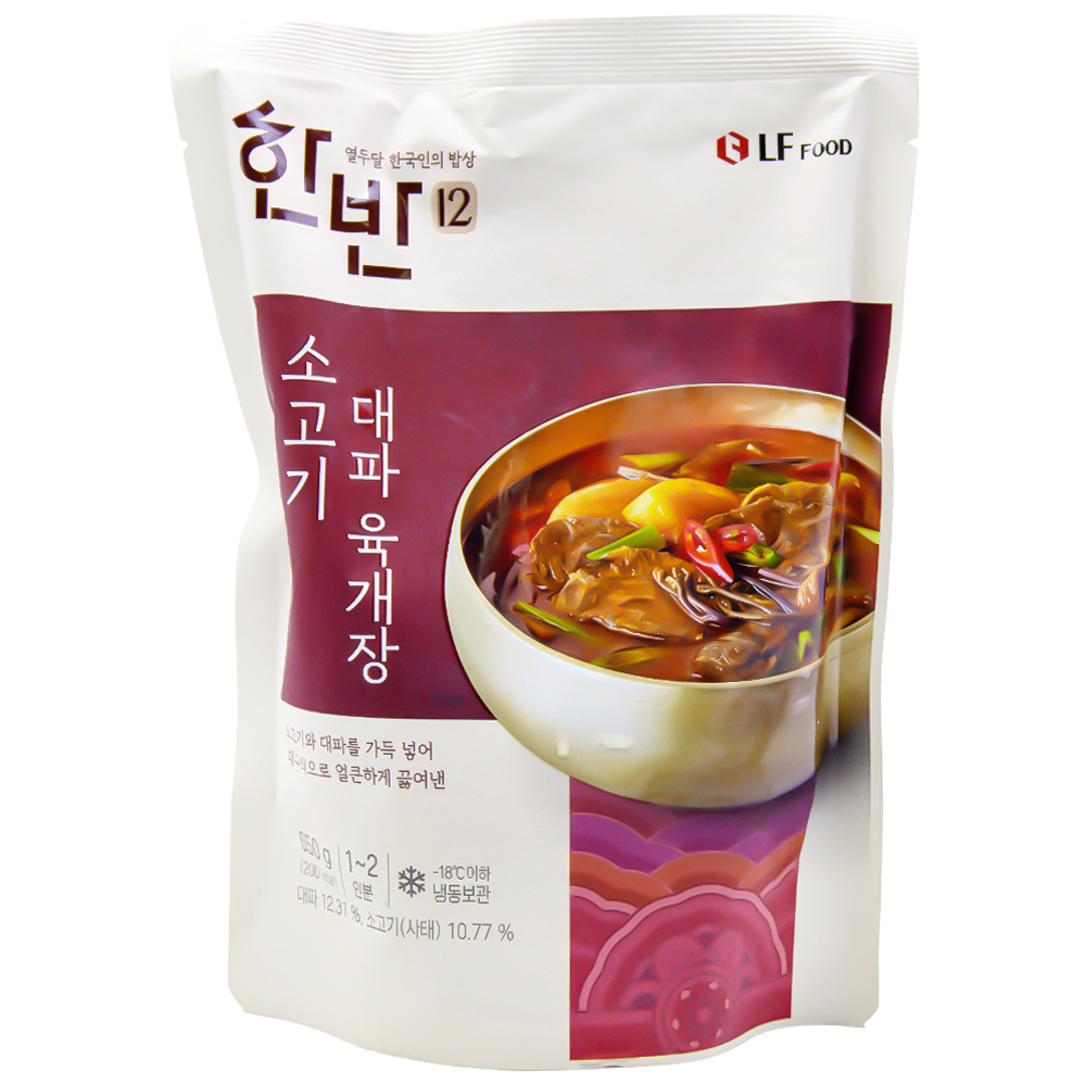 엘에프푸드 한반 소고기 대파 육개장 650g