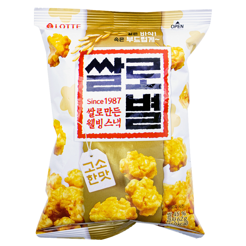 롯데 쌀로만든 쌀로별 고소한맛 62g