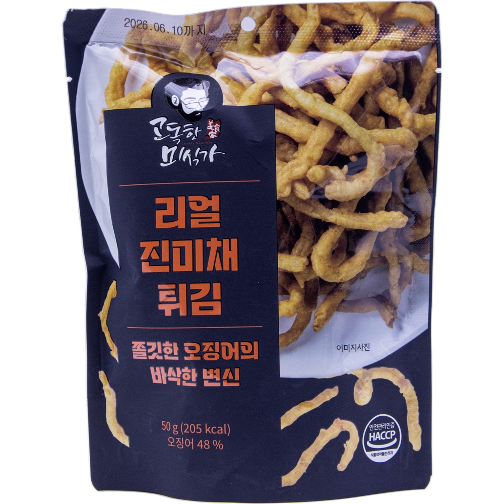 제이에스푸드랩 고독한미식가 리얼 진미채 튀김 50g