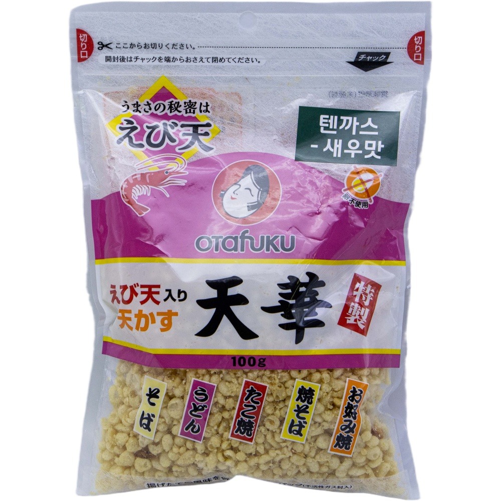 오타후쿠 텐까스 새우맛 100g