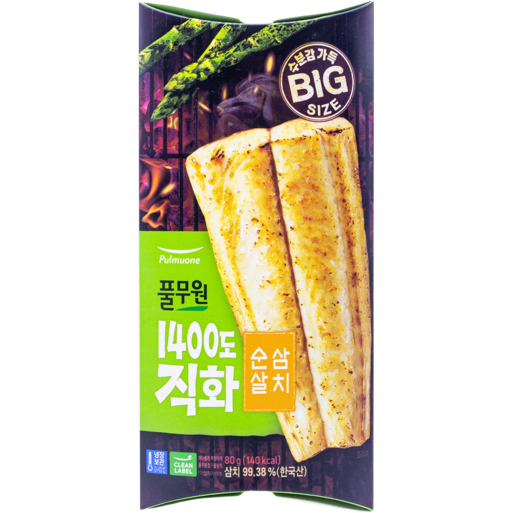 풀무원 1400도 직화 순살삼치 80g