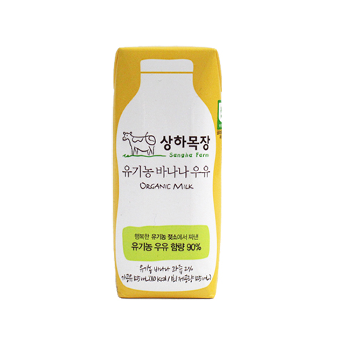 매일유업 상하목장 유기농 바나나 우유 125ml