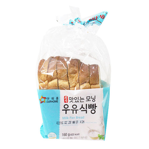 아워홈 맛있는 모닝 우유 식빵 160g