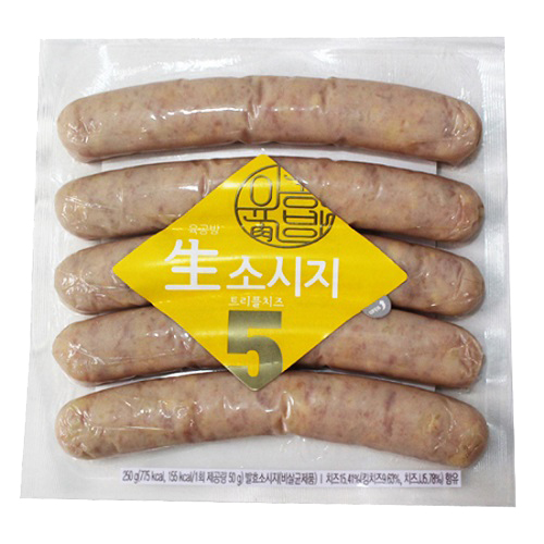 육공방 생소시지 트리플치즈 250g