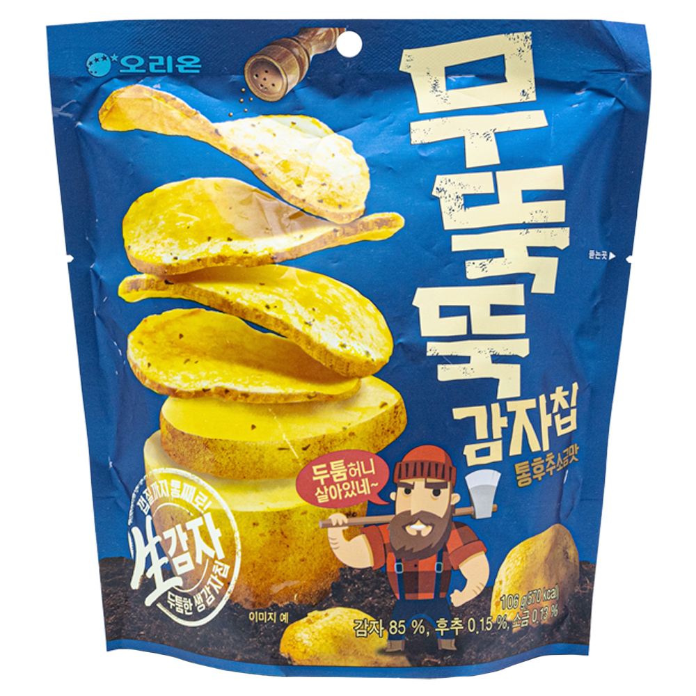 오리온 무뚝뚝감자칩 통후추소금맛 106g