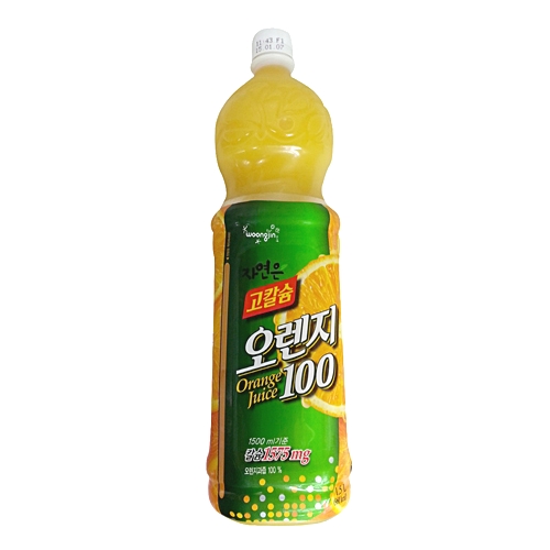 웅진 자연은 고칼슘 오렌지100 1.5L
