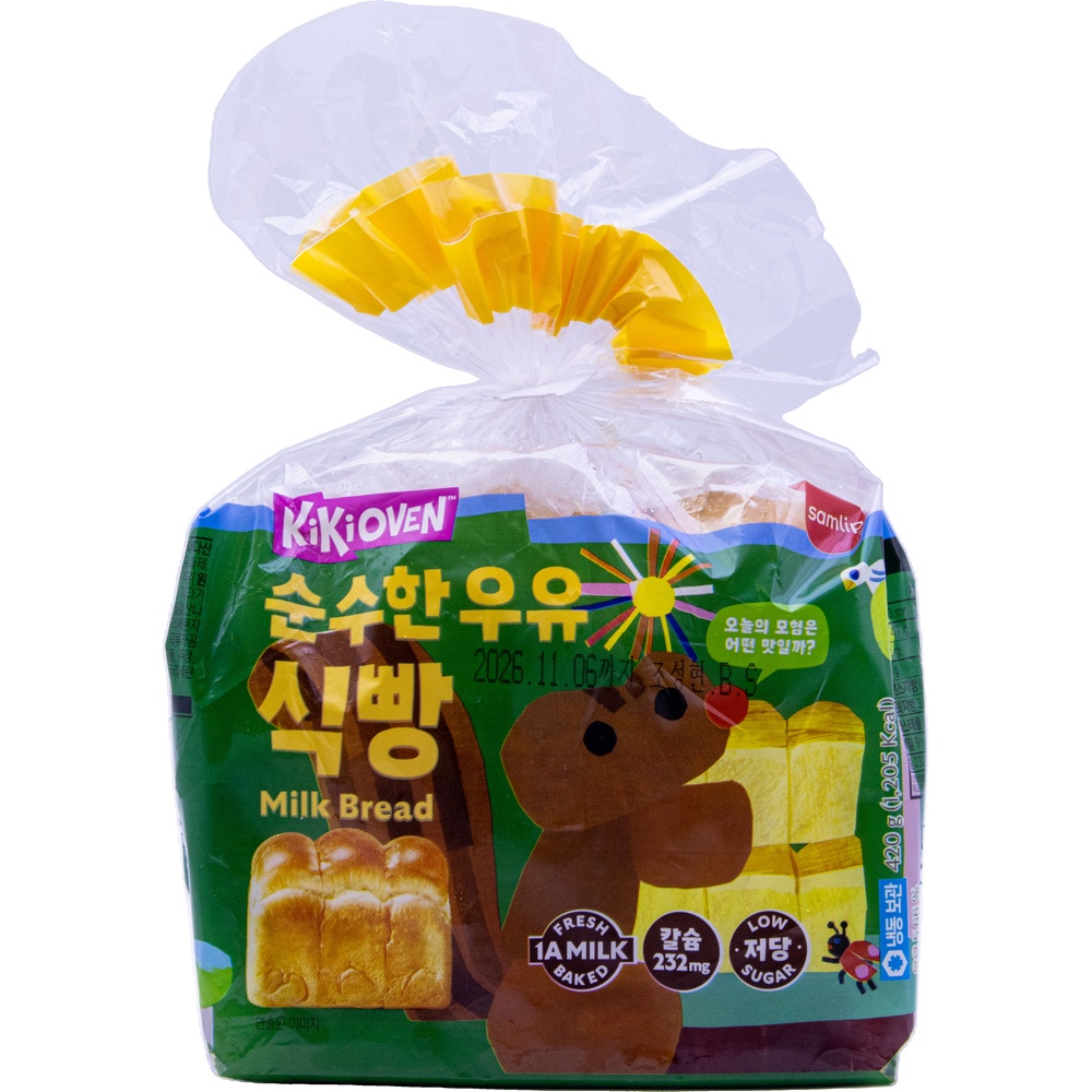 삼립 키키오븐 순수한 우유 식빵 420g