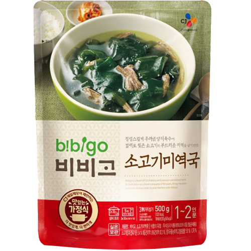 CJ 비비고 소고기미역국 500g