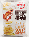 롯데 오늘좋은 버터갈릭새우칩 190g