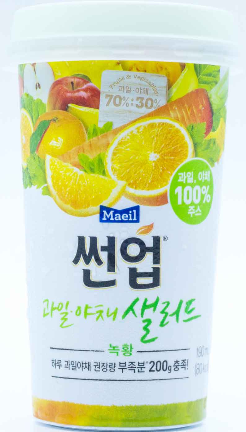 매일 썬업 과일야채샐러드 녹황 190ml