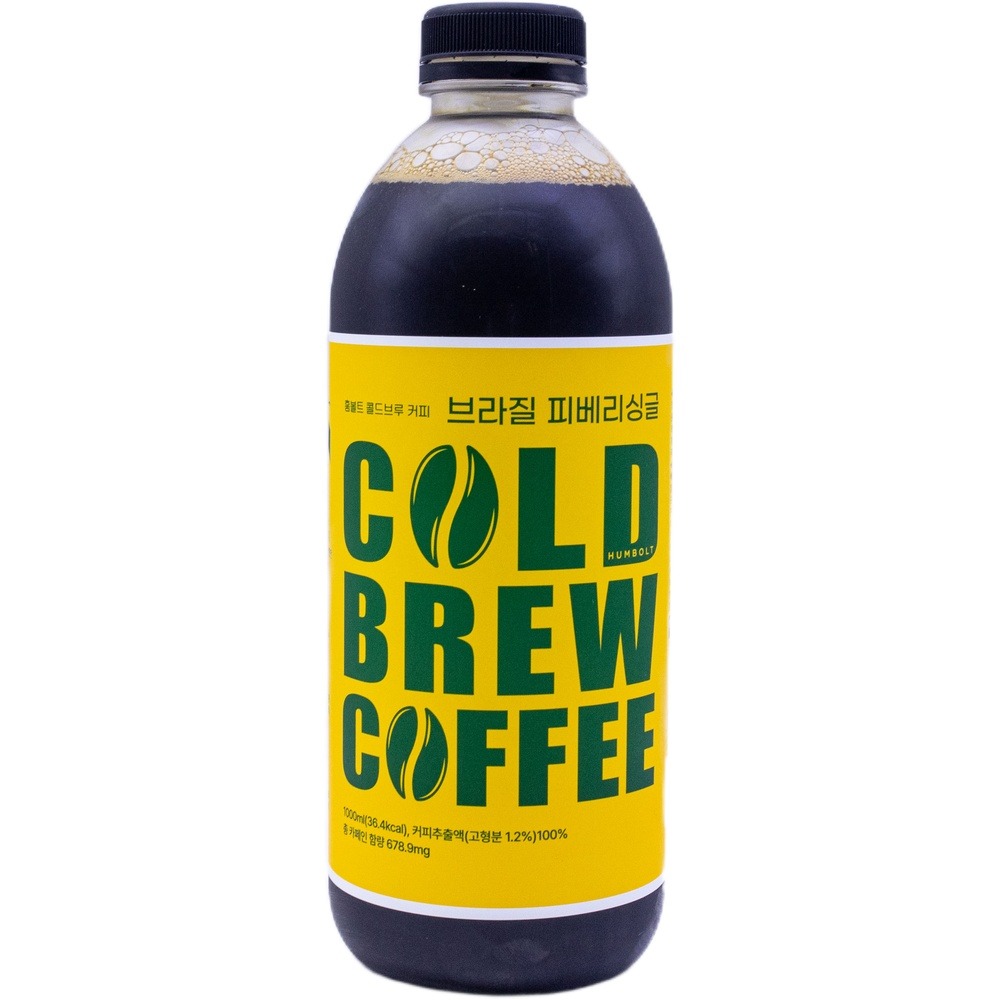 훔볼트 콜드브루 커피 브라질 피베리싱글 1000mL
