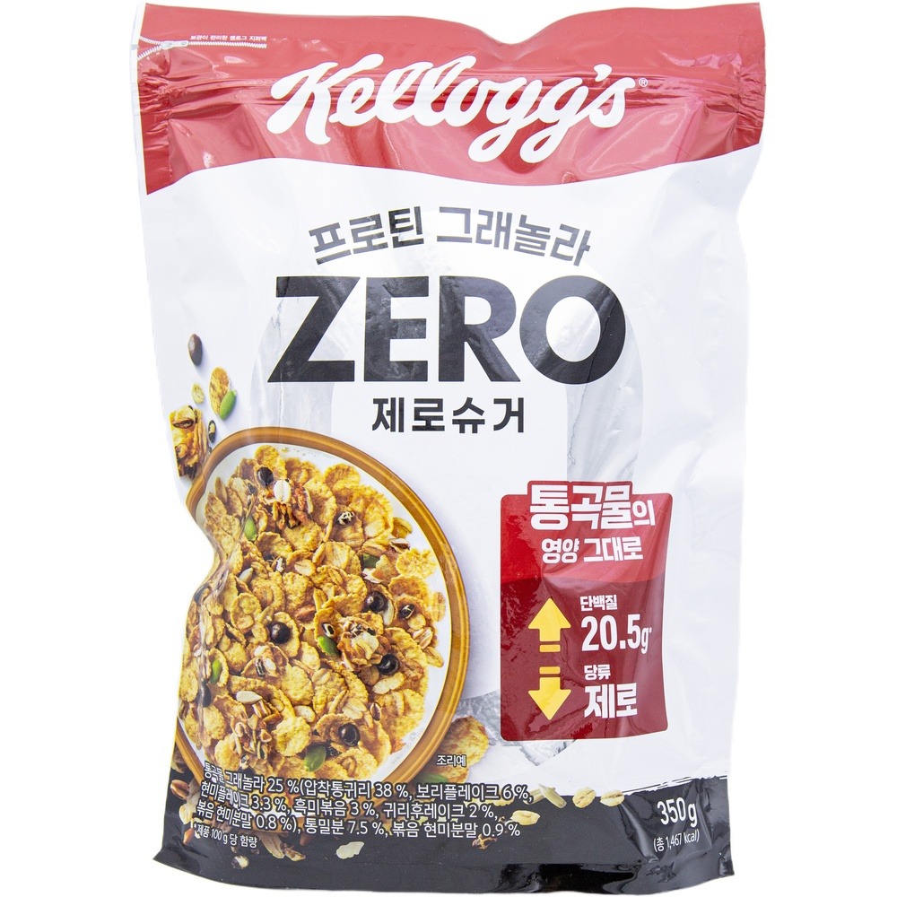 켈로그 프로틴 그래놀라 제로슈거 350g