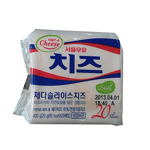 서울우유 체다슬라이스치즈 400g