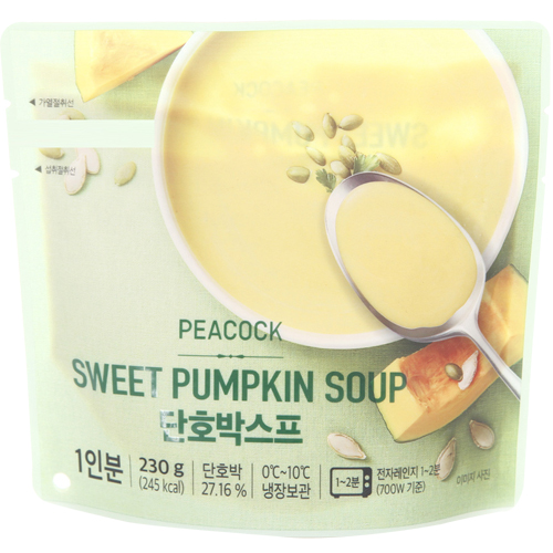 피코크 단호박스프 230g