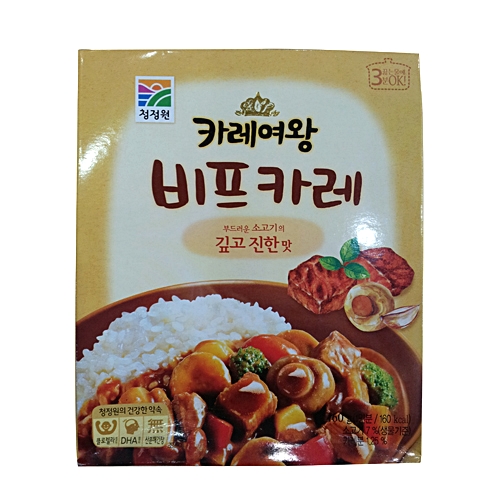 대상 청정원 카레여왕 비프카레 160g