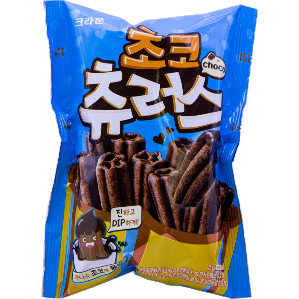크라운 초코 츄러스 75g