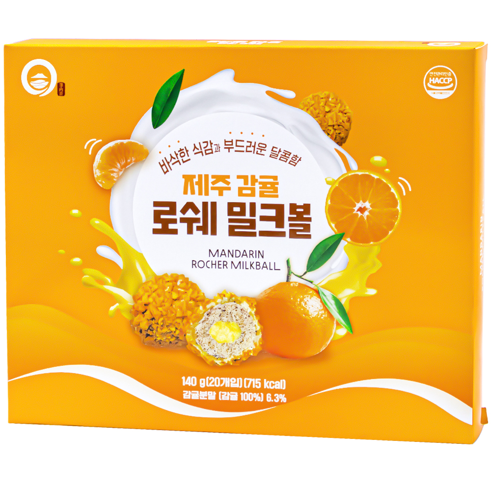 미송 감귤로쉐밀크볼 140g