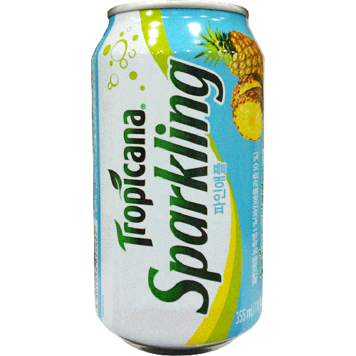 롯데 트로피카나 스파클링 파인애플 355ml