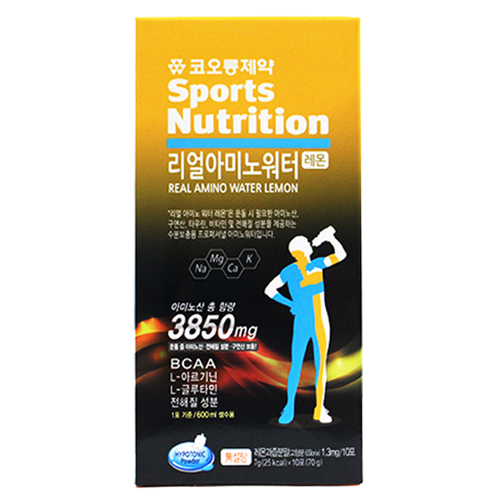 코오롱제약 리얼아미노워터 레몬 7g