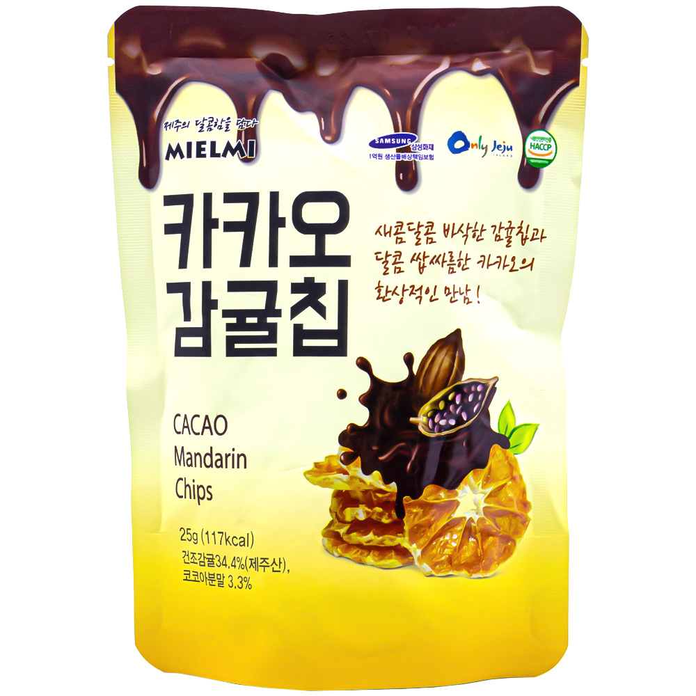 미엘미 카카오 감귤칩 25g