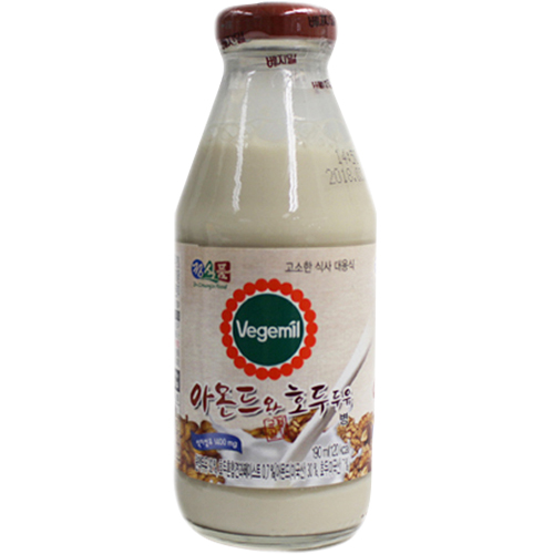 정식품 베지밀 아몬드와 호두 두유 병 190ml